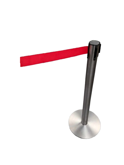 Potelet INOX Ruban Dérouleur H920mm