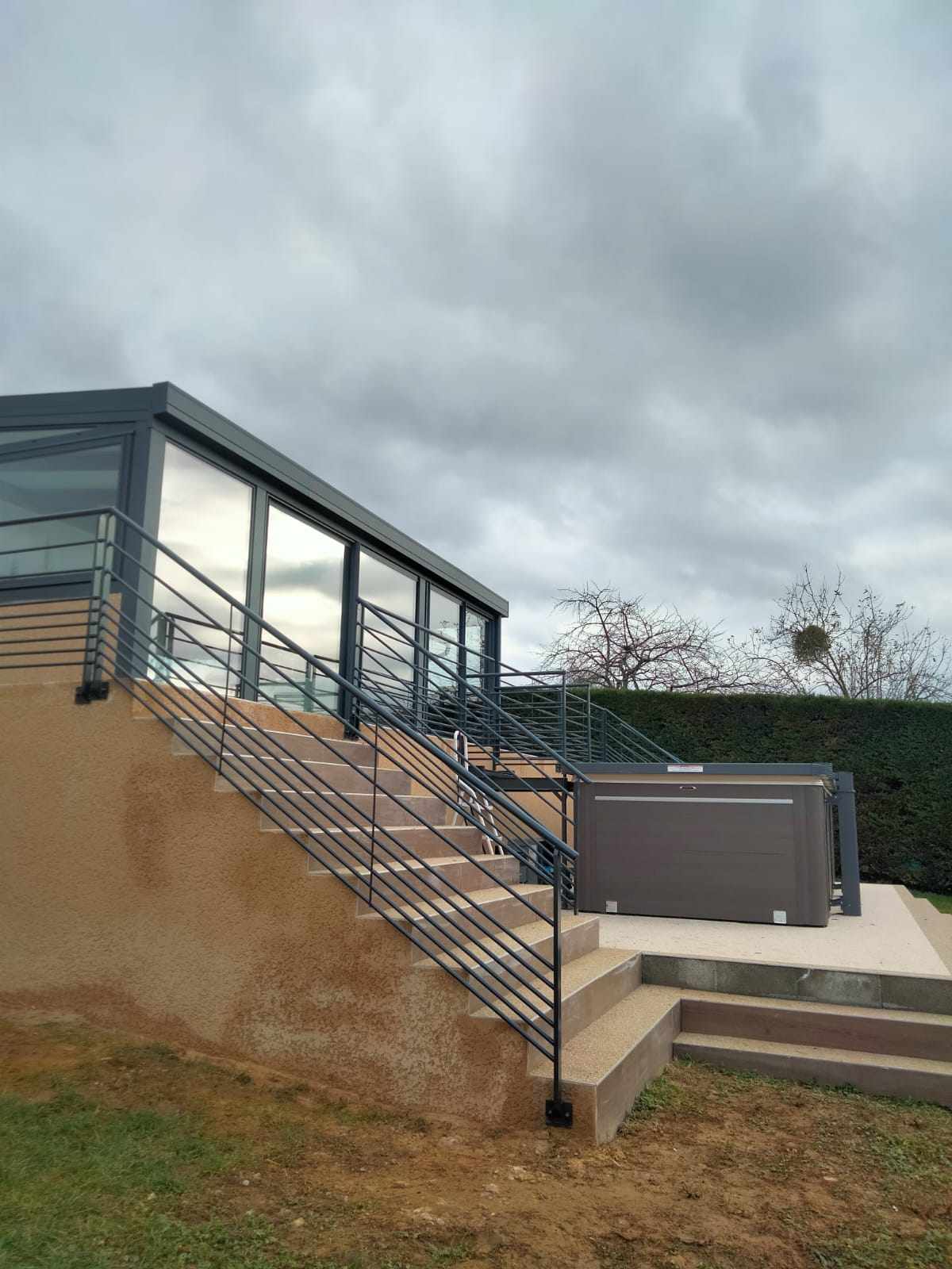 Garde corps exterieur sur mesure