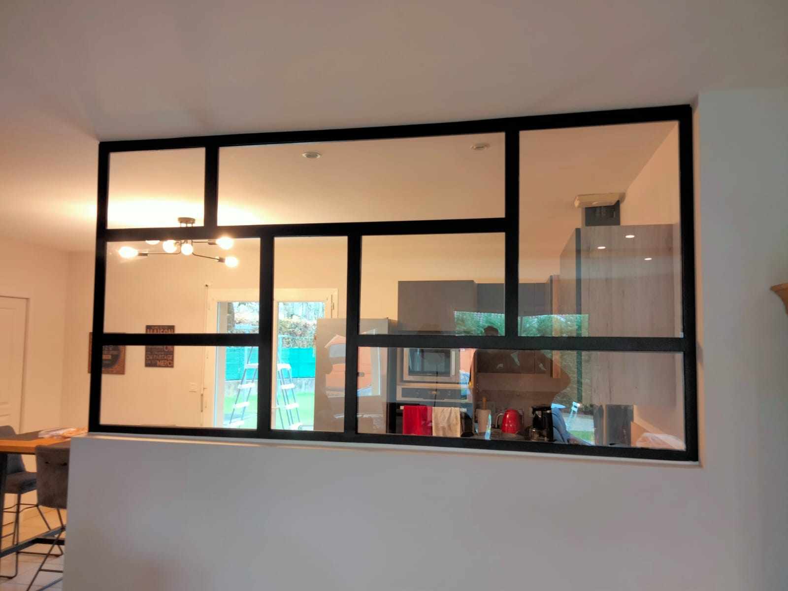 Verriere acier moderne